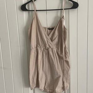 Tan Romper